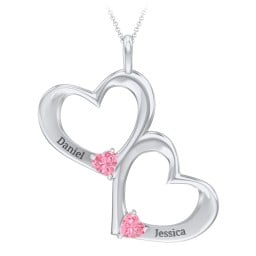 Fusion Hanging Hearts Pendant