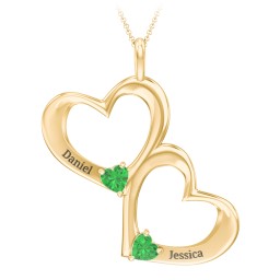 Fusion Hanging Hearts Pendant