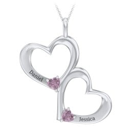 Fusion Hanging Hearts Pendant