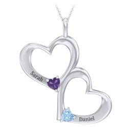 Fusion Hanging Hearts Pendant