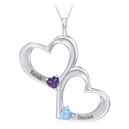 Fusion Hanging Hearts Pendant