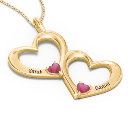 Fusion Hanging Hearts Pendant