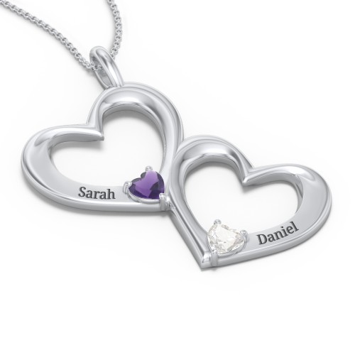 Fusion Hanging Hearts Pendant