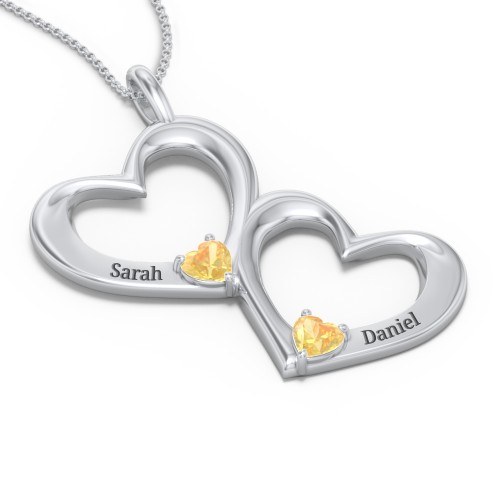 Fusion Hanging Hearts Pendant