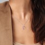 Shepherd Floating Gemstone Heart Pendant