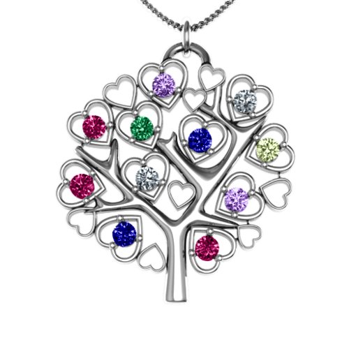 Heart Family Tree Pendant