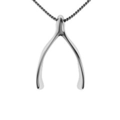 Wishbone Pendant – Sterling Silver