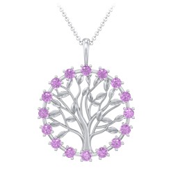 Halo Family Tree Pendant