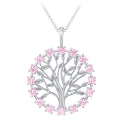Halo Family Tree Pendant