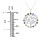 Halo Family Tree Pendant – Sterling Silver with Garnet, Ruby, Opal, and Cubic Zirconia