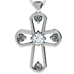 Flared Cross Pendant