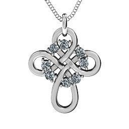 Contemporary Celtic Cross Pendant