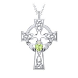 Claddagh Celtic Cross Pendant