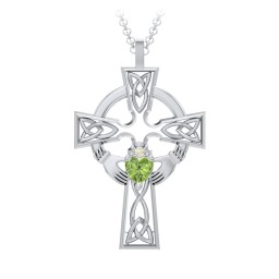 Claddagh Celtic Cross Pendant