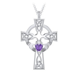 Claddagh Celtic Cross Pendant