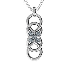 Sisters Interlocked Infinity Pendant