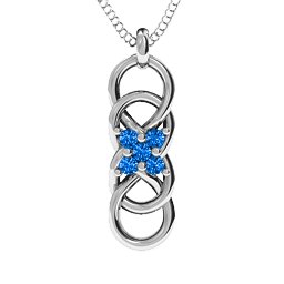 Sisters Interlocked Infinity Pendant
