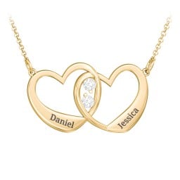 Merging Hearts Pendant