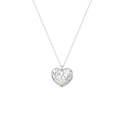 Organic Caged Hearts Pendant