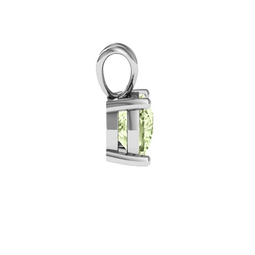 Chelsea Solitaire Pendant – Sterling Silver with Peridot