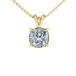 Chelsea Solitaire Pendant in 9K Solid Yellow Gold