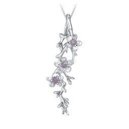 Cherry Blossoms in Bloom Branch Pendant