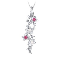 Cherry Blossoms in Bloom Branch Pendant