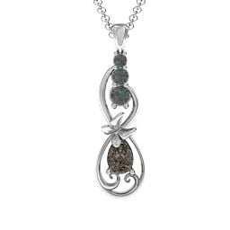 Ornate Butterfly Infinity Pendant