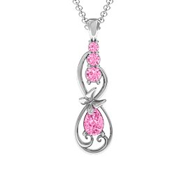 Ornate Butterfly Infinity Pendant