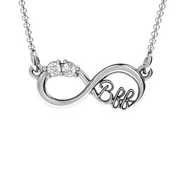 2-4 Stone BFF Infinity Pendant