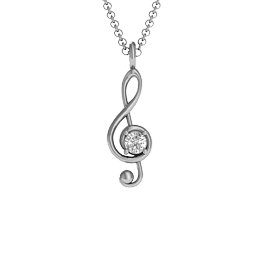 Treble Clef Pendant