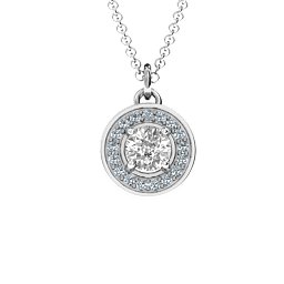 Halo and Accents Pendant