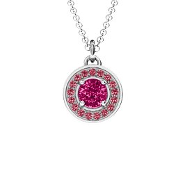 Halo and Accents Pendant