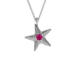 Starfish with Stone Pendant
