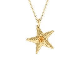 Starfish with Stone Pendant
