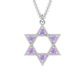 Star of David with Stones Pendant