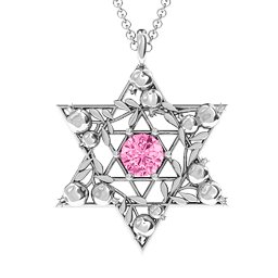 Pomegranate Branch Star of David Pendant