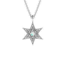Modern Star of David Pendant