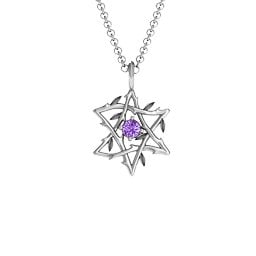 Olive Branch Star of David Pendant