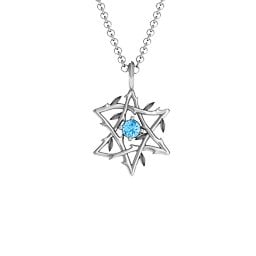 Olive Branch Star of David Pendant