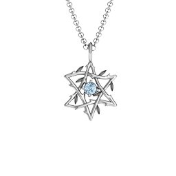 Olive Branch Star of David Pendant