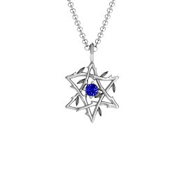 Olive Branch Star of David Pendant