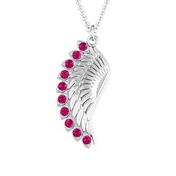 Wing Pendant with Stones