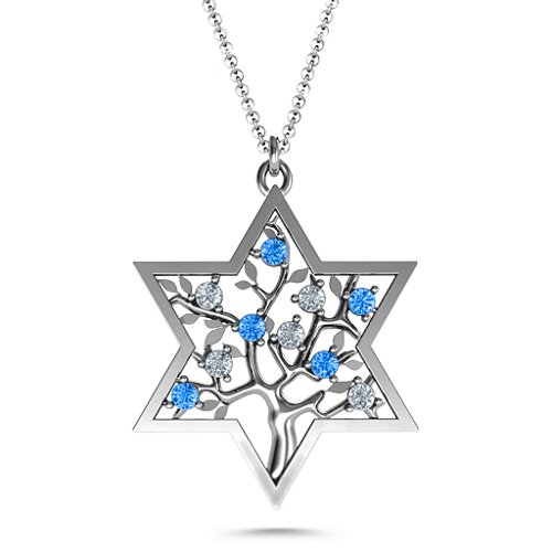 Tree of Life in Star of David Pendant