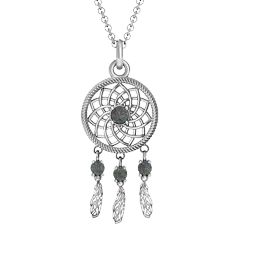 Dream Catcher Pendant in 925 Sterling Silver with Alexandrite