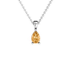 Elegant Pear Stone Pendant