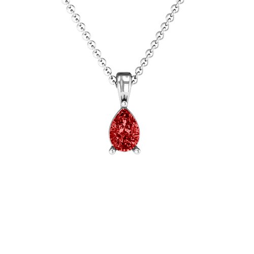 Elegant Pear Stone Pendant