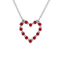 Glistening Heart Pendant