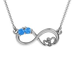 Double the Love Infinity Pendant