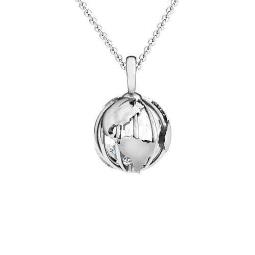 On Top of the World Pendant – Sterling Silver with Cubic Zirconia